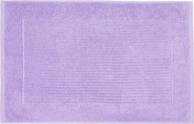 Produktbild von HOMESCAPES Imperial Badematte 100% Baumwolle, flieder