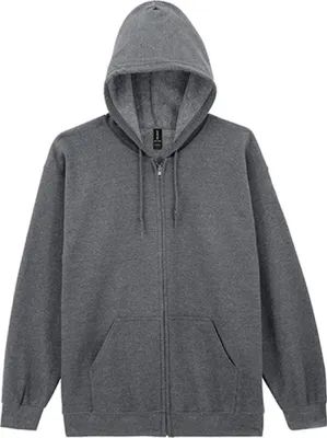 Produktbild von Gildan 18600 | Heavy Blend Full Zip Hooded Sweatshirt - Farbe: Graphite Heather - Größe: XL