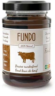 Produktbild von Fundo Runderfond 200 ml – Hochwertiger Rinderfond für Fleischgerichte, Suppen & Saucen