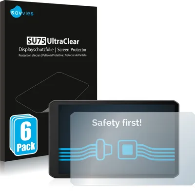 Produktbild von 6x Für Garmin dezl LGV710 Schutzfolie Savvies Displayschutz Display Schutz Folie Klar Transparent