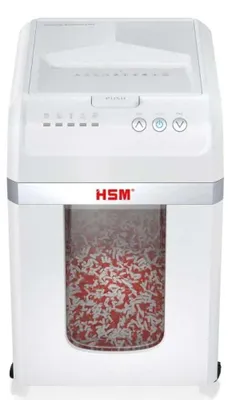 Zdjęcie produktu dla HSM Autofeed X300, Rozdrabnianie przez cięcie cząstek, 23 cm, 12 mm, 30 l, 375 ark., 52 dB
