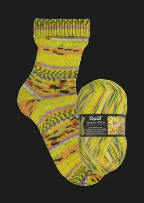 Produktbild von Opal Hundertwasser I | 4-fach Sockenwolle 100g | Farbe 1431