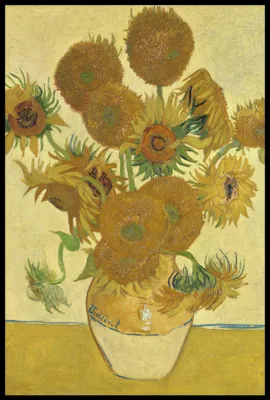 Immagine prodotto di Poster 61x91,5 cm Girasoli, Van Gogh Vintage per il salotto