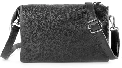 Imagen del producto de Bolso de hombro de cuero Giuliano modelo Aveliney, fabricado en Italia, color