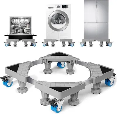 Produktbild von Wäschemaschine Aufbauständer - Wäschemaschine Aufbauständer - Wäschemaschinensockel - Wäschemaschine Aufbauständer mit Ladestation - Wäschemaschine Aufbauständer - Wäschemaschinensockel