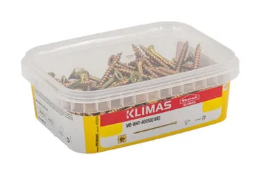 Obrázok produktu pre Klimas skrutky do dreva žlté 4x40 - 130 ks.