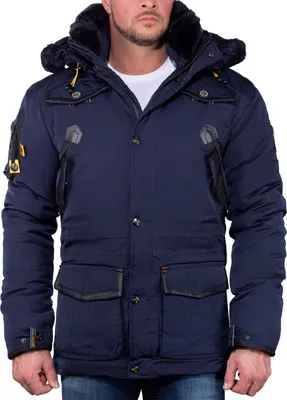 Produktbild von Geographical Norway warme Herren Winterjacke Model: Acrobatte, Farbe: Navy, Größe: S