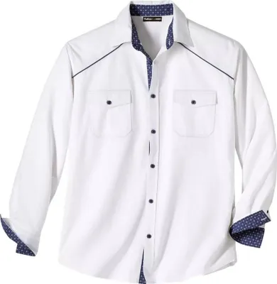 Image de Atlas For Men - Chemise pour homme AF156 (4XL) (blanc)