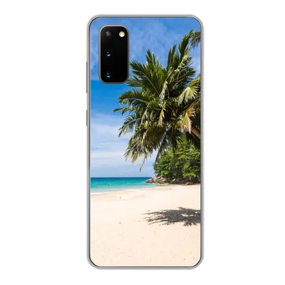 Produktbild von MuchoWow® Handyhülle Schutzhülle Hülle für Samsung Galaxy S20 Strand - Tropen - Meer Silikon Softcase Handy Hülle - Bild