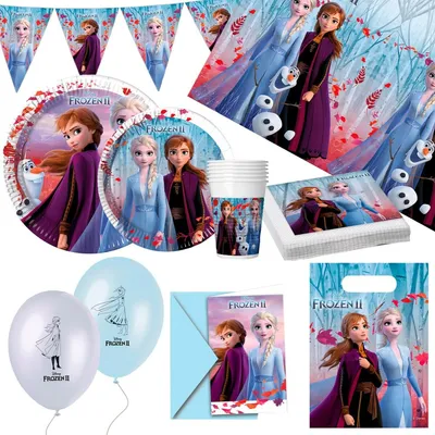 Image de Set d'articles de fête Frozen 66 pièces