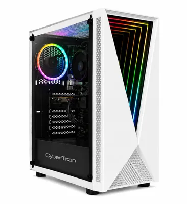 Obrázek produktu pro Herní počítač Cyber Titan VENOM s procesorem AMD Ryzen 5 5600, 16 GB RAM, 1 TB SSD, grafickou kartou Nvidia RTX 5060 a operačním systémem Windows 11 PRO