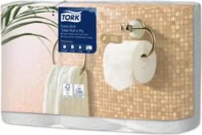 Zdjęcie produktu dla 7x TORK 110406 Papier toaletowy T4 Premium Extra Soft 4-warstwowy 6 rolek