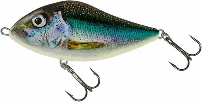 Produktbild von Salmo Slider Sinking Jerkbait Wobbler, Farbe:Holo Smelt, Länge cm:5,0