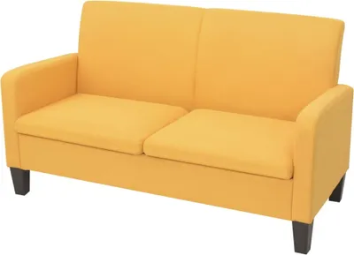 Produktbild von Sofa 2-Sitzer 135x65x76 cm Gelb