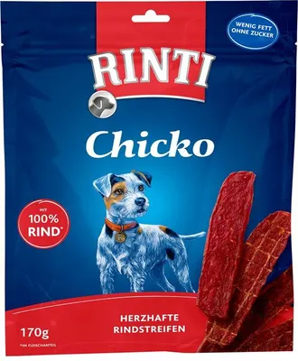 Produktbild von Rinti - Chicko Rindstreifen  |  9x170g