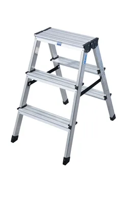 Zdjęcie produktu dla KRAUSE 120328 Stufen-Doppelleiter 2x3 Stu.