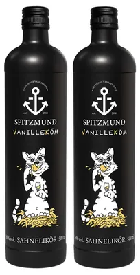 Produktbild von 2x Spitzmund Vanilleköm - Vanillelikör