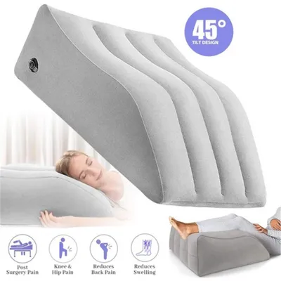 Produktbild von Venenkissen Beinkissen Beinhochlagerungskissen zum Beine hochlagern Keilkissen Venenkissen Beinkissen Lagerungskissen Aufblasbare Footrest 50x63x25 cm
