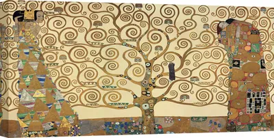 Immagine prodotto di Quadro su tela - Gustav Klimt, L'albero della vita - 140x70 cm