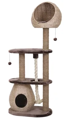 Immagine prodotto di Albero tiragraffi Nobby Classic "ZADA" grigio scuro; 50 x 50 x 145 cm