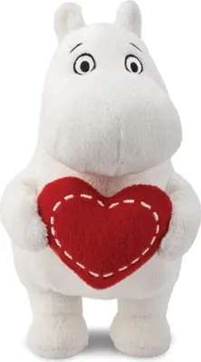 Obrázek produktu pro MOOMIN 61554 Moomin plyšová hračka se srdcem 16,5 cm