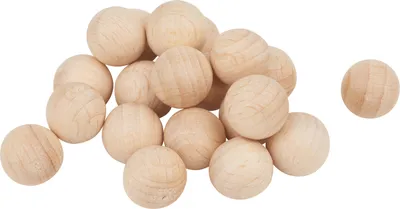 Produktbild von VBS Holzkugel ohne Bohrung "Ø 12 mm" 20 Stück