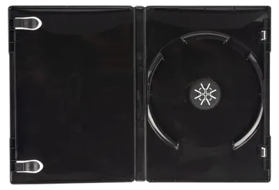 Image de Boîtier DVD noir - Disque unique - Dos de 14 mm - 50 pièces - Boîtier transparent