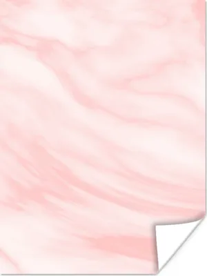 Produktbild von MuchoWow® Poster Marmor - Rosa - Weiß - Luxus - Marmoroptik 120x160 cm - Wandbilder
