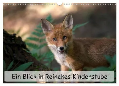 Produktbild von Ein Blick in Reinekes Kinderstube (Wandkalender 2027 DIN A3 quer), CALVENDO Monatskalender