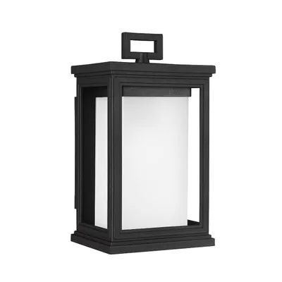 Immagine prodotto di Applique da esterno nera, nero testurizzato, E27, 60 W, Roscoe Feiss