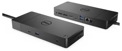 Produktbild von DELL WD19, Kabelgebunden, USB 3.2 Gen 1 (3.1 Gen 1) Type-C, 2.0b, USB Typ-C, 10,100,1000 Mbit/s, Schwarz