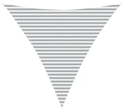Immagine prodotto di Tenda da sole vidaXL grigio chiaro e bianco 4,5 x 4,5 x 4,5 m