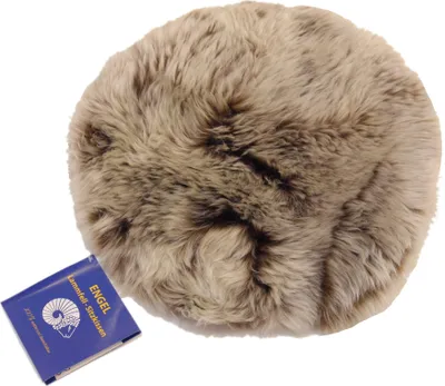 Produktbild von Sitzauflage Diana aus Lammfell hochwollig Cappuccino Ø 34cm