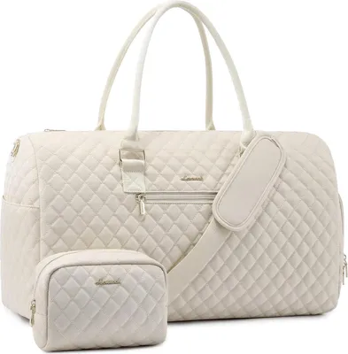 Produktbild von Famanu Reisetasche mit Schuhfach und Kosmetiktasche - Stilvoll und geräumig