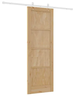 Obrázok produktu pre vidaXL Posuvné dvere v prírodnej a bielej farbe 73,5 x 211 cm