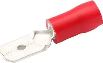 Produktbild von Carpoint 540 Flachstecker Rot 6.3x0.8mm 10 Stück