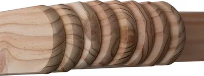 Immagine prodotto di Doghe di recinzione 9x2x140 Larice siberiano 20 pezzi forma A