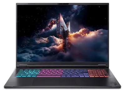 Immagine prodotto di Acer Nitro 18 AI AN18-61-R08B, schermo da 18" WQXGA a 165Hz, processore AMD Ryzen AI 9 365, 32GB di RAM, SSD da 1TB, scheda grafica NVIDIA RTX 5070 Ti, sistema operativo Windows 11 Home