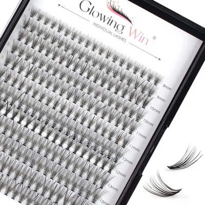 Produktbild von Cluster Wimpern Extensions 228 Stück 0.07C 20D Mix 8-15mm DIY Künstliche Wimpern