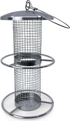Produktbild von Edelstahl Vogelfutterstation wetterbeständig Vogel Futterstation
