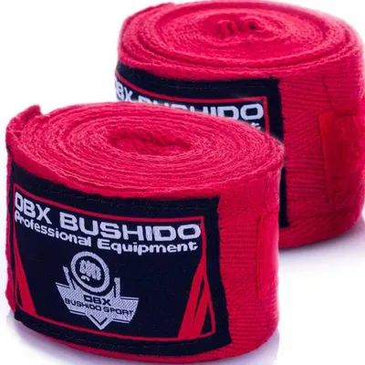 Produktbild von DBX Bushido Boxbandagen 4 Meter Rot
