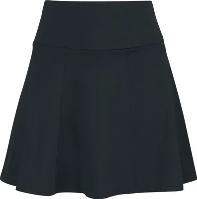 Produktbild von RED by EMP Damen schwarzer kurzer Basic Rock aus elastischem Jerseymaterial XXL