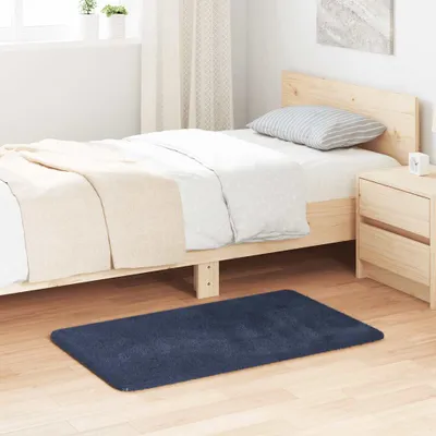 Produktbild von "2026 Promotion" Moderne Teppich Shaggy Hochflor NAVARRA Marineblau 60x100 cm Polyester - Designerteppiche CC25535