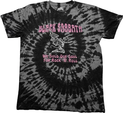 Immagine prodotto di Black Sabbath - Maglietta "We Sold Our Soul For Rock N' Roll" per uomo/donna Unisex RO5623 (S) (Nero)