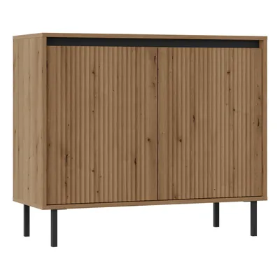 Produktbild von AX LIVING Sideboard Bodrum Kommode 2 Türen 100 cm Eiche Evoke
