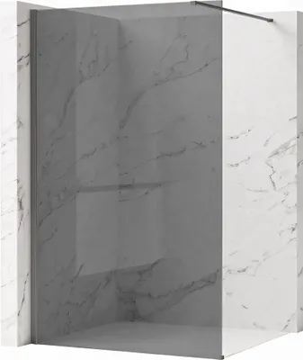 Zdjęcie produktu dla Ścianka Prysznicowa Rea Flexi Grey 90 Titanium