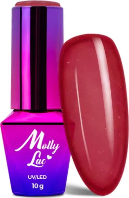 Image de MollyLac Hearts & Kisses Dazzling Heart, vernis à ongles hybride, 10 g, n° 195