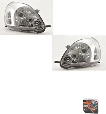 Obrázok produktu pre Johns, svetlomety + Osram Night Breaker Laser vhodné pre Toyota Yaris P10 03-06 L R 8115052360 8111052360