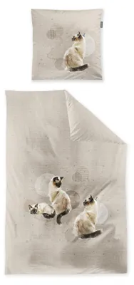 Produktbild von Irisette Bettwäsche natur 1x 135x200 cm + 1x 80x80 cm