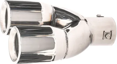 Produktbild von RIDEX 181A0004 Auspuffblende Endrohr Blende Silber
